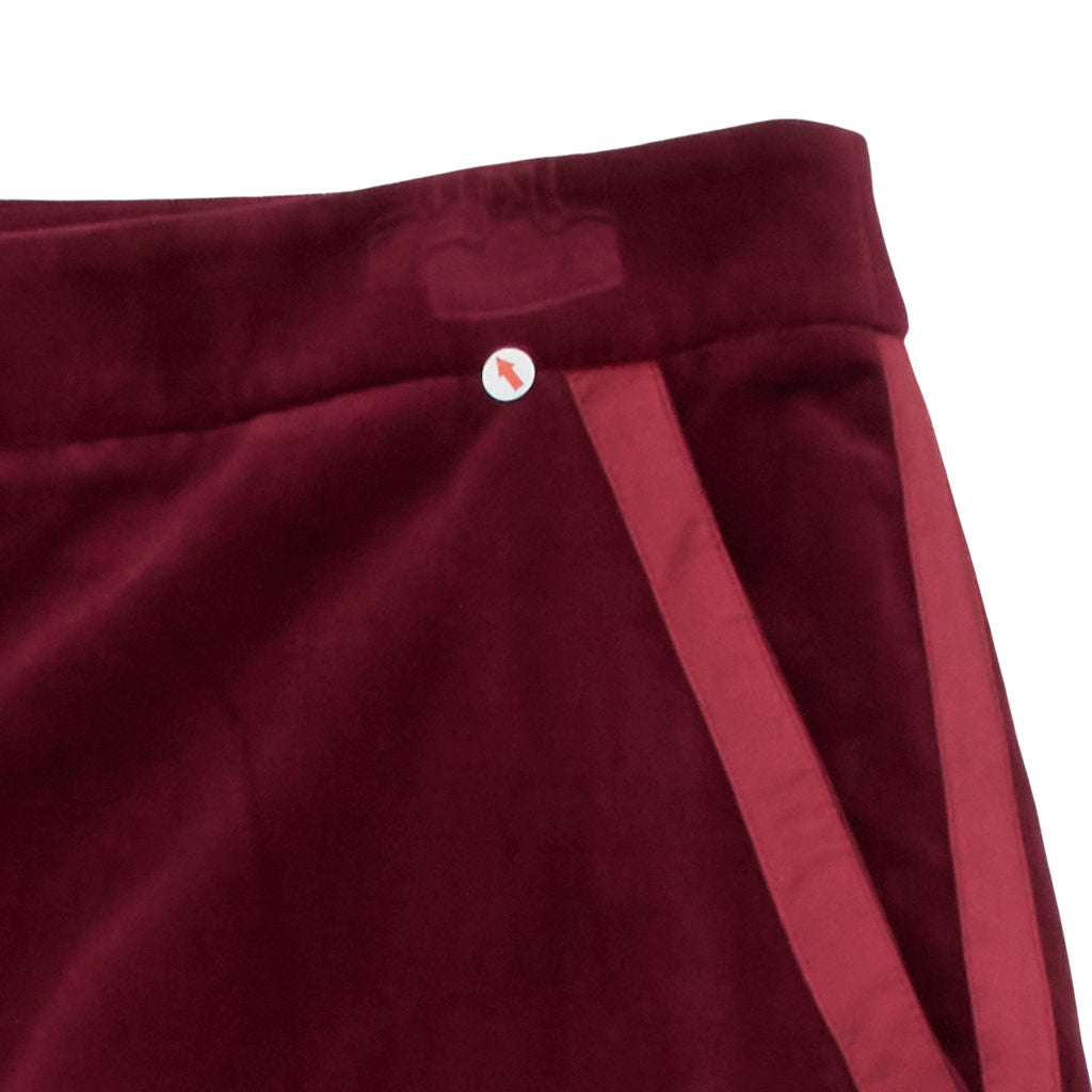 Wyse Red Velvet Trousers