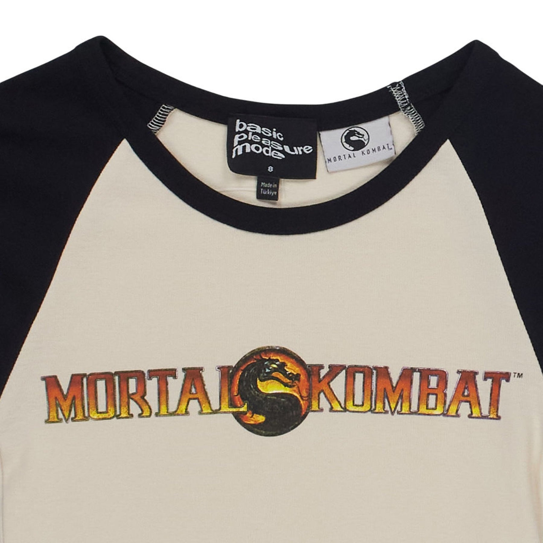 Basic Pleasure Black Cream Mortal Kombat T-Shirt