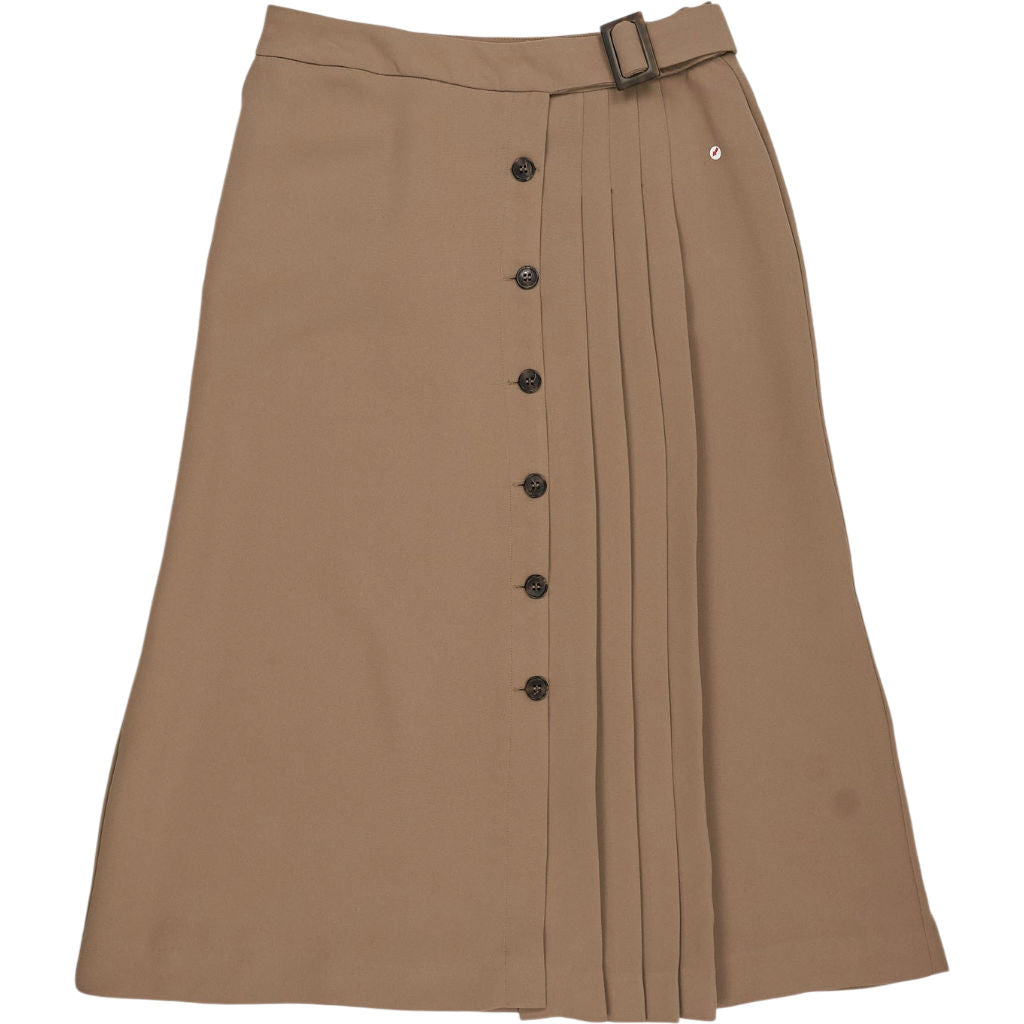 Baukjen Beige Pleated Skirt
