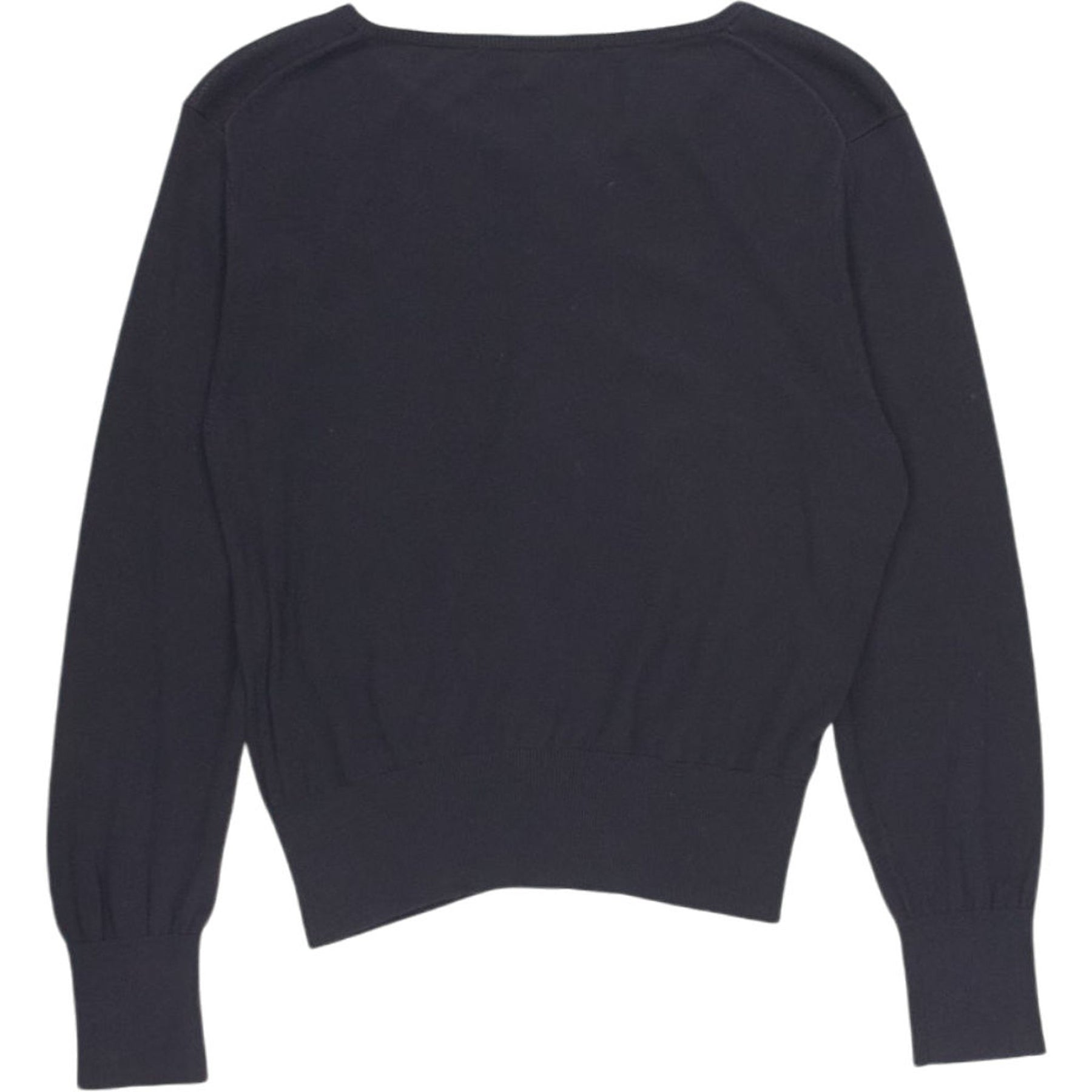 L.K. Bennett Black Silk Cotton Cardigan