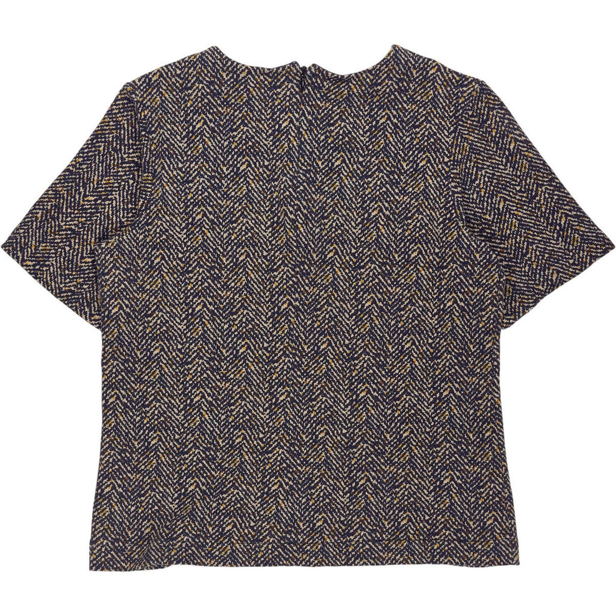 Baukjen Navy Patterned Top