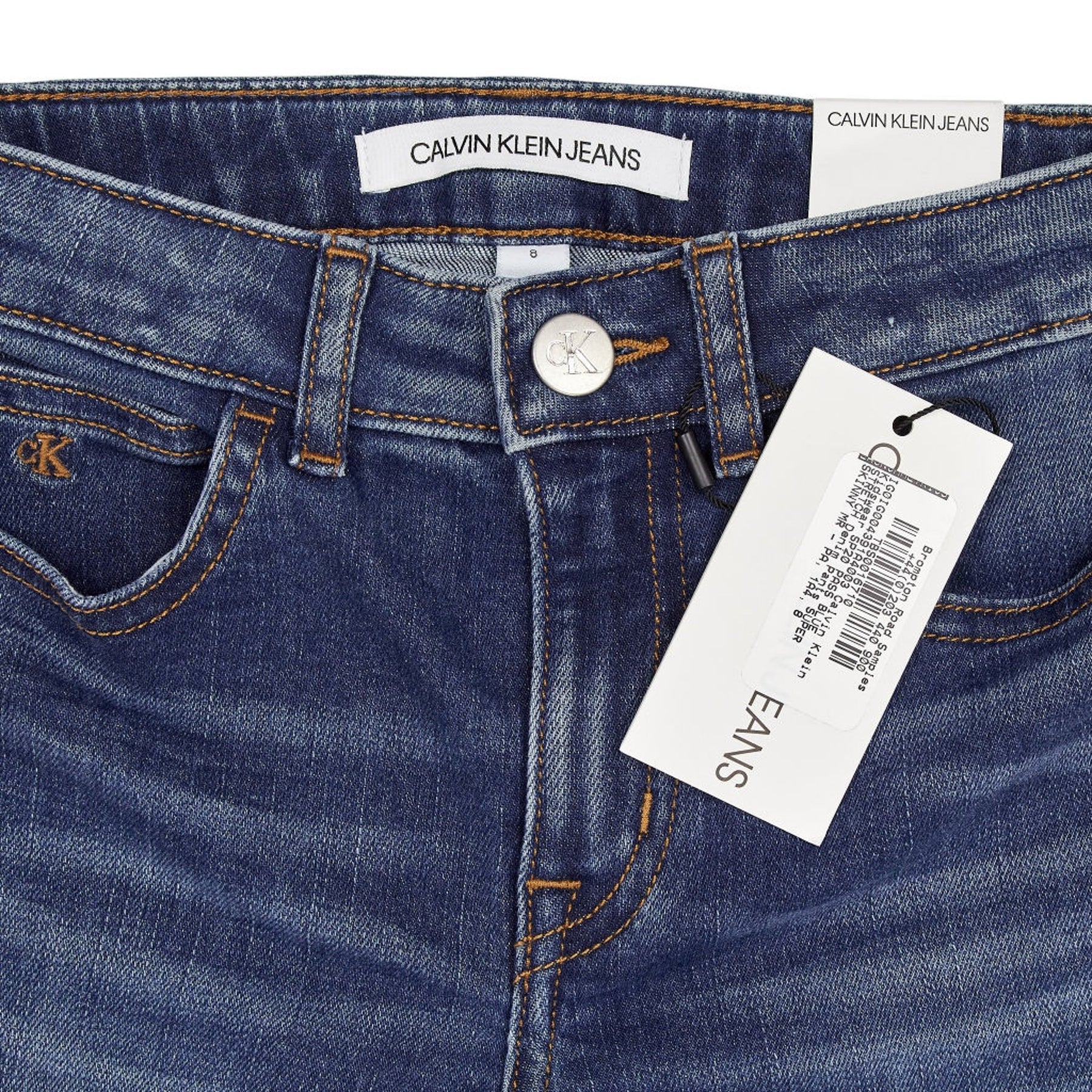 Calvin Klein Blue Super Skinny Jeans