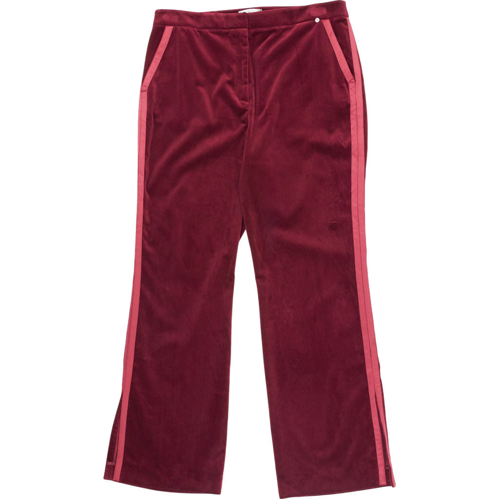 Wyse Red Velvet Trousers