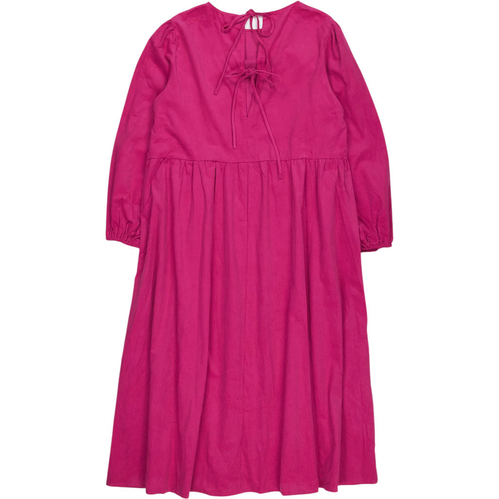 Warehouse Hot Pink Baby Cord Smock Dress