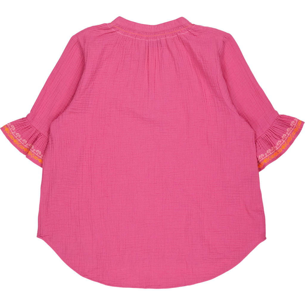 NRBY Pink Embroidered Blouse