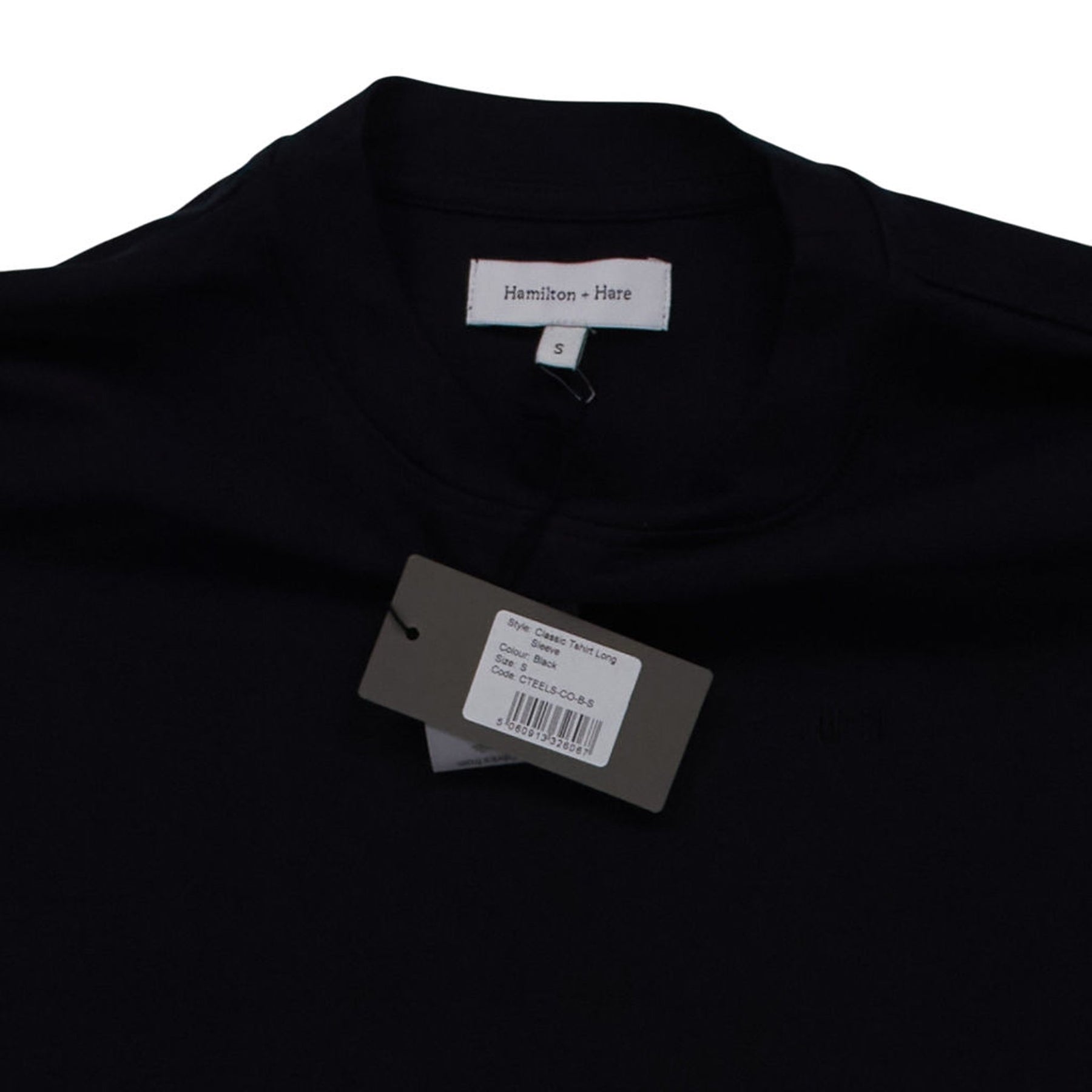 Hamilton + Hare Black Classic Long-Sleeve T-Shirt