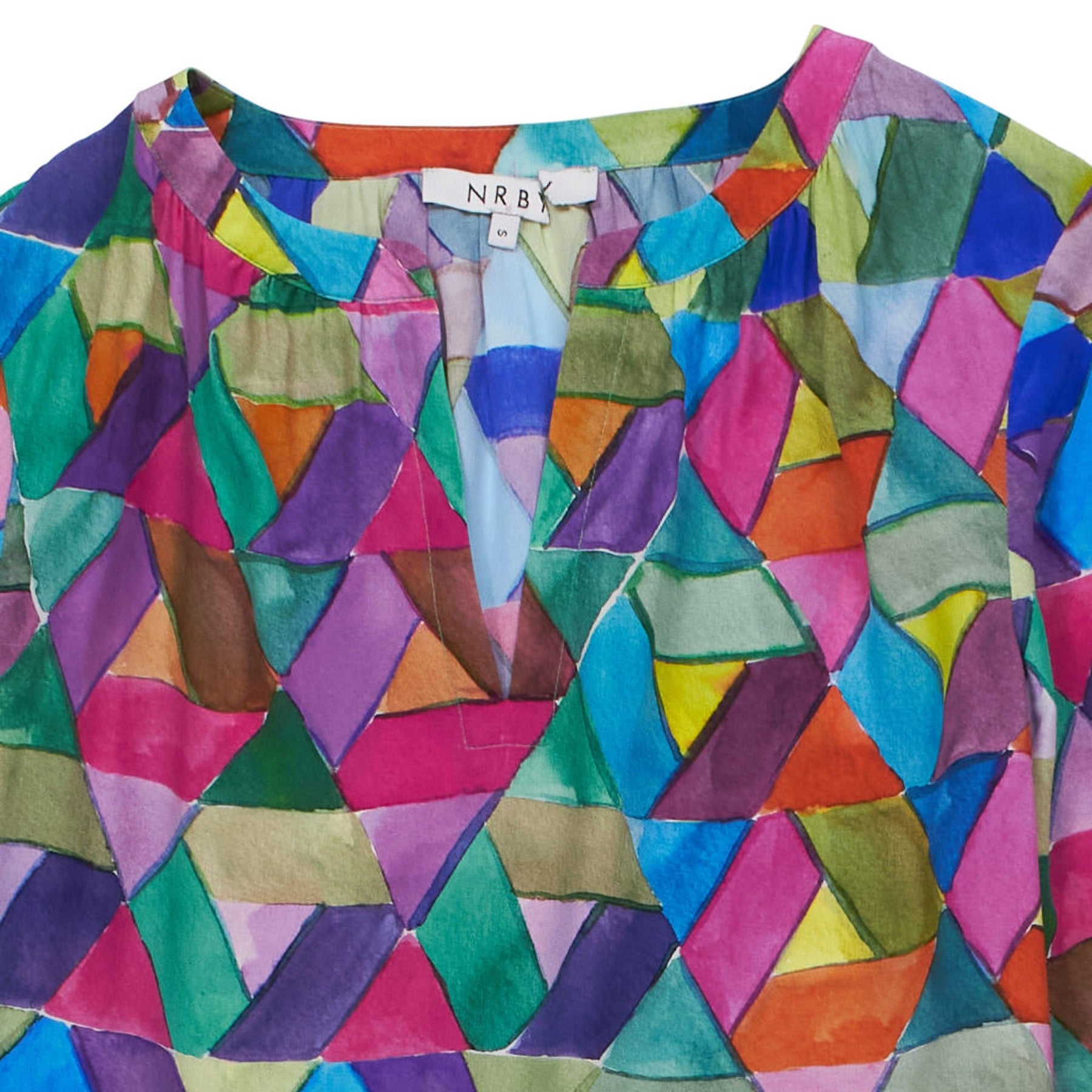 NRBY Multicolour Geometric Dress