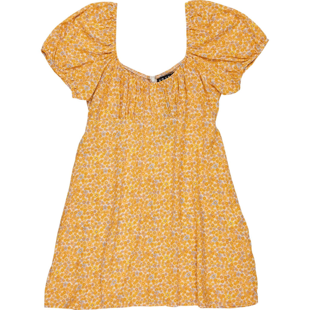 Motel Yellow Floral Sasi Dress