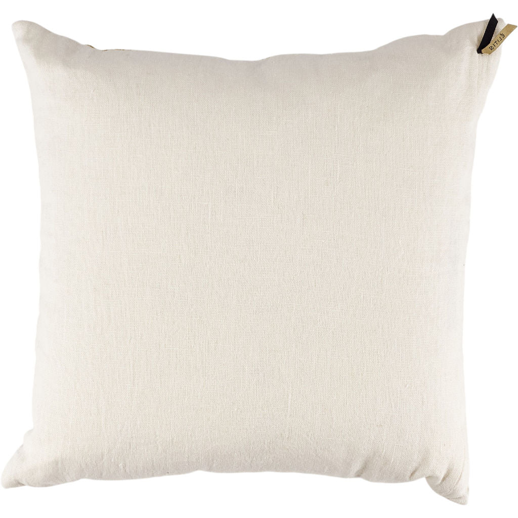 Elitis Gold Floral Pattern Cushion