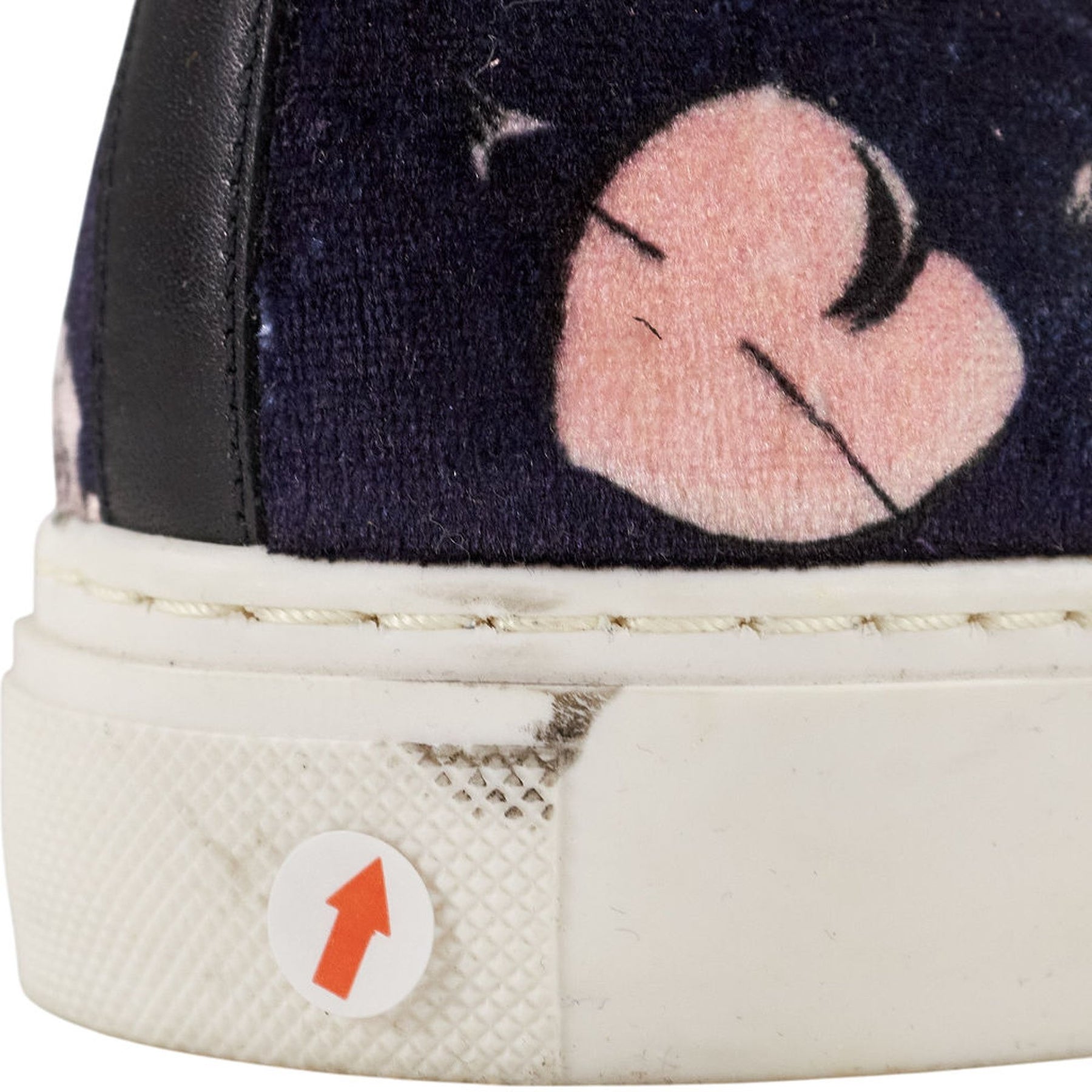 Mother of Pearl Floral Slip-On Sneakers