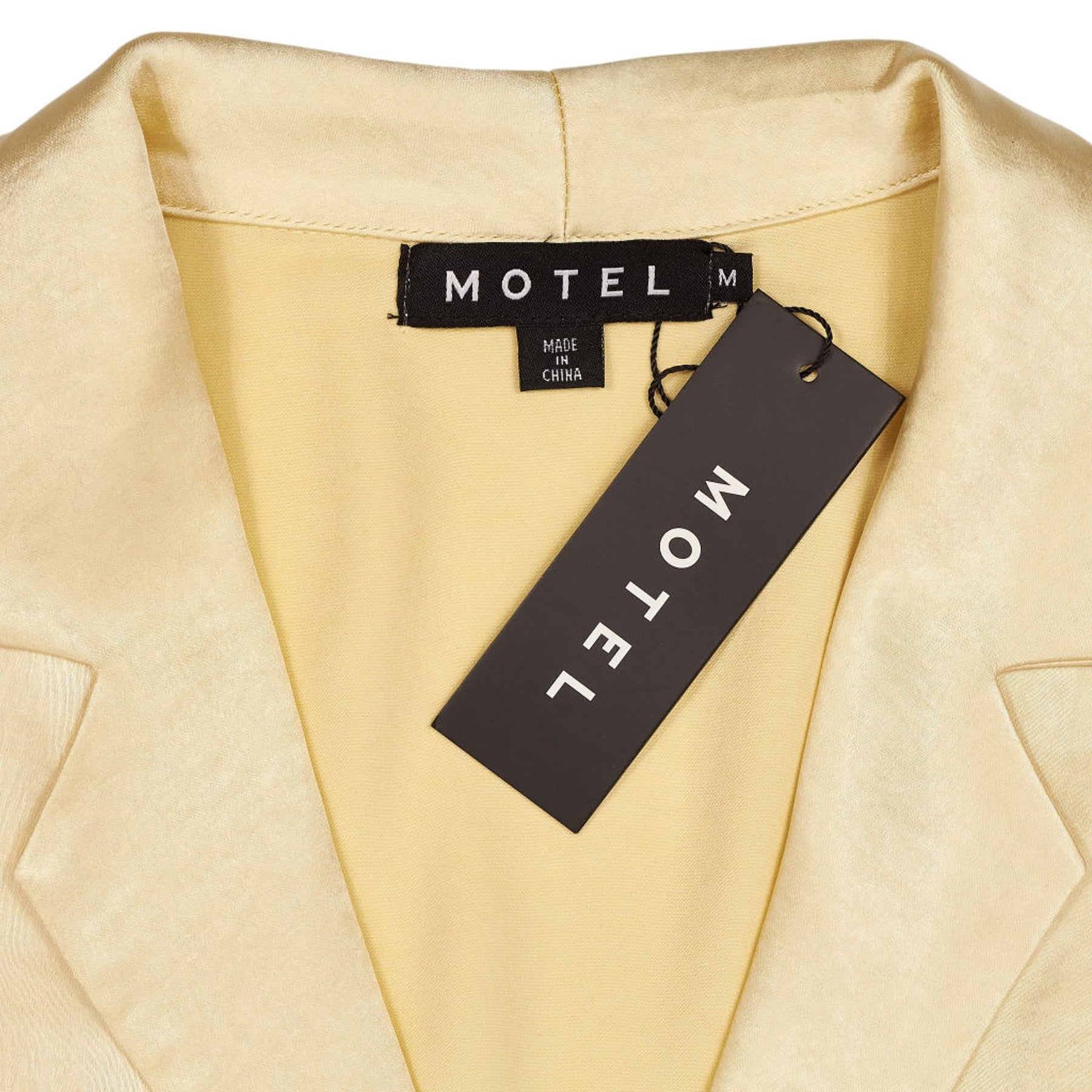 Motel Buttercream Satin Baina Top