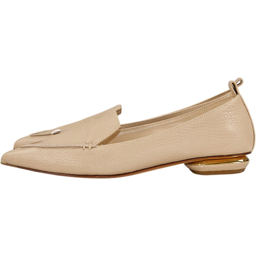 Nicholas Kirkwood Beige Leather Loafers