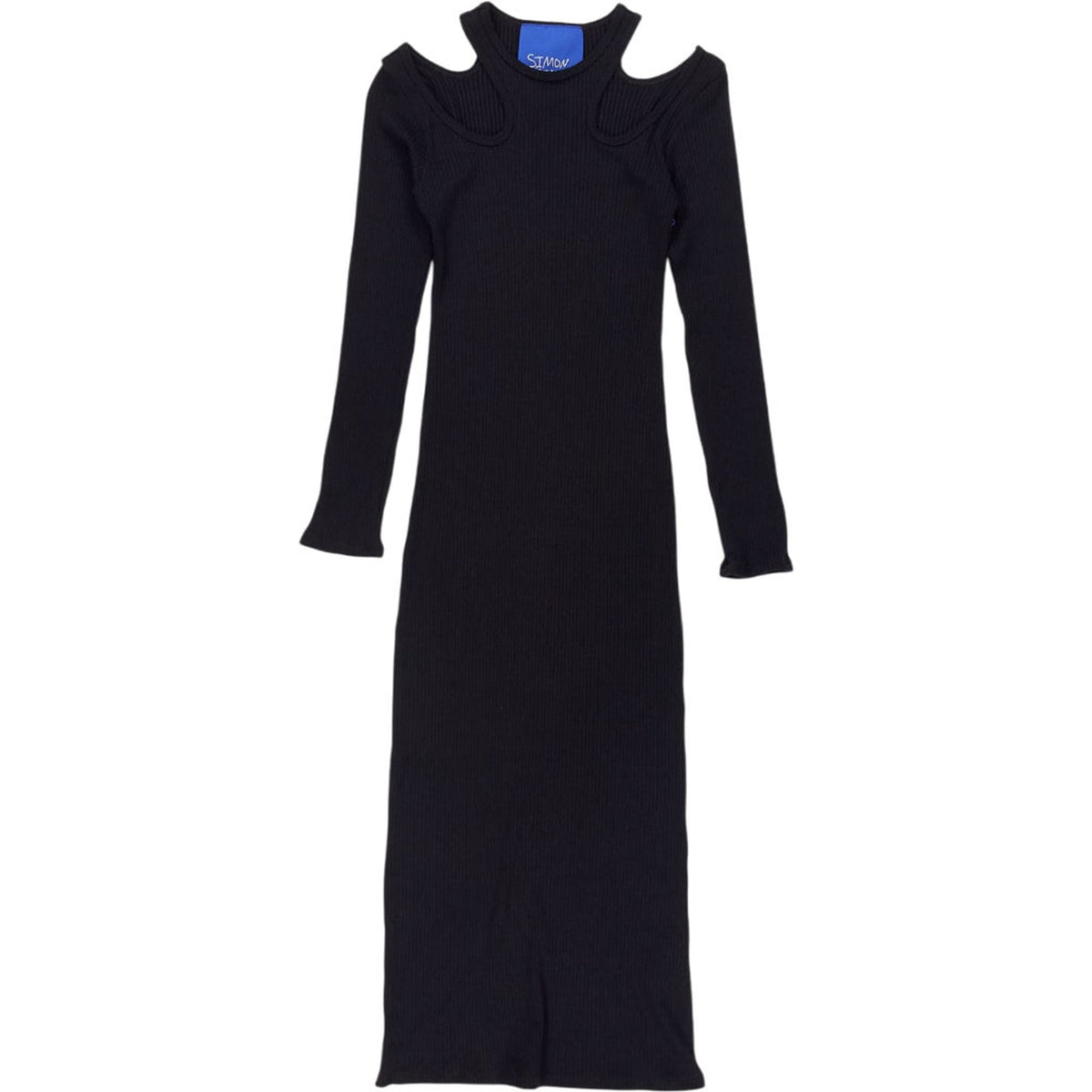 Simon Miller Black Ribbed Dress