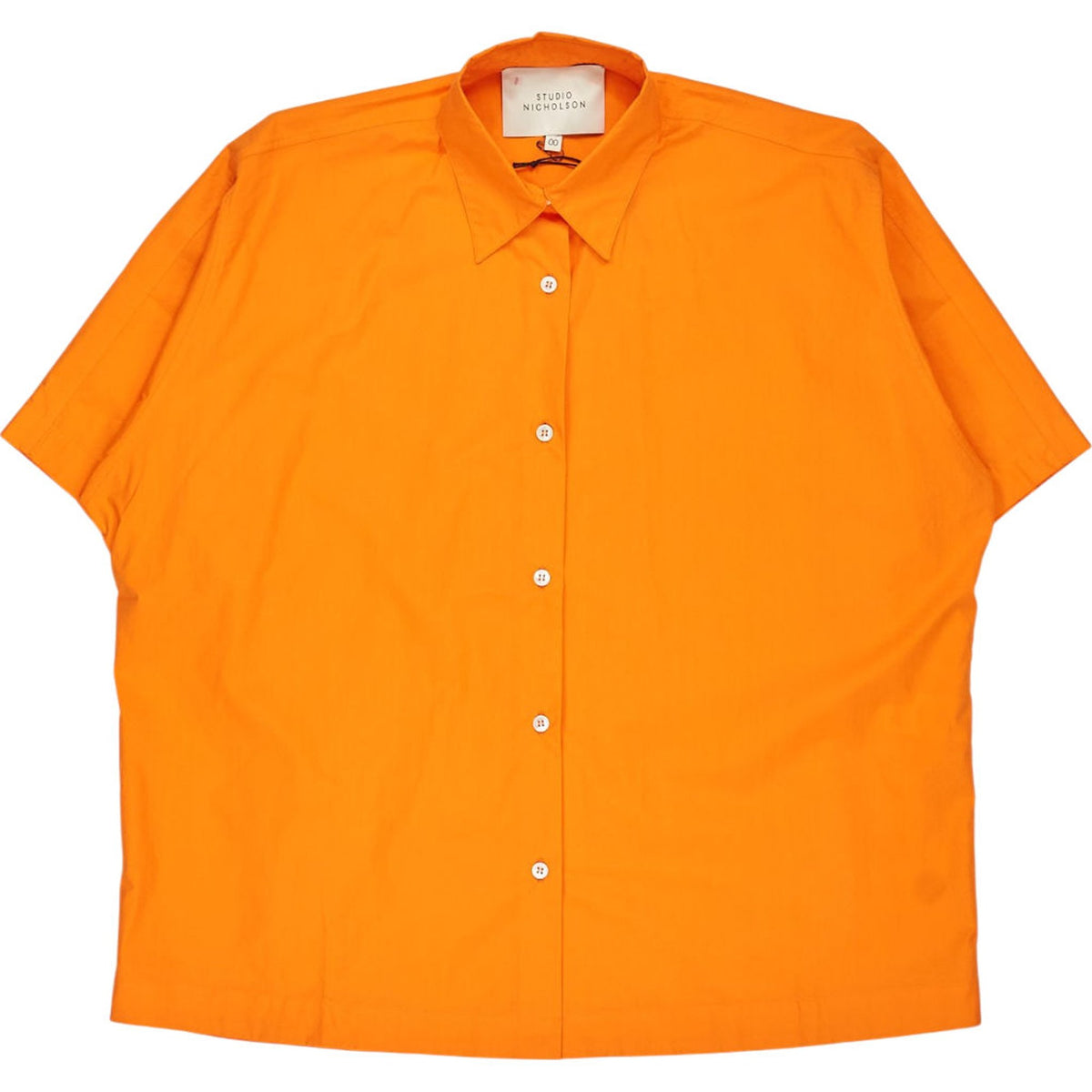 Studio Nicholson Orange Cotton Shirt