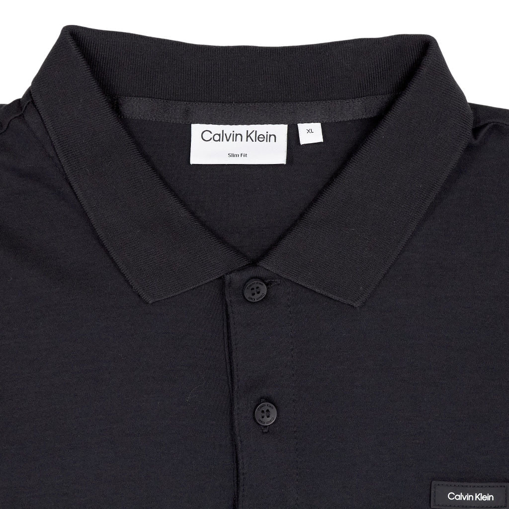 Calvin Klein Black Slim Fit Polo Shirt