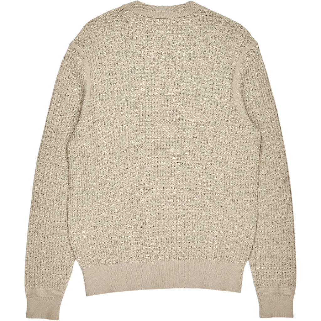 Floreal Stone Beige Cotton Cashmere Jumper