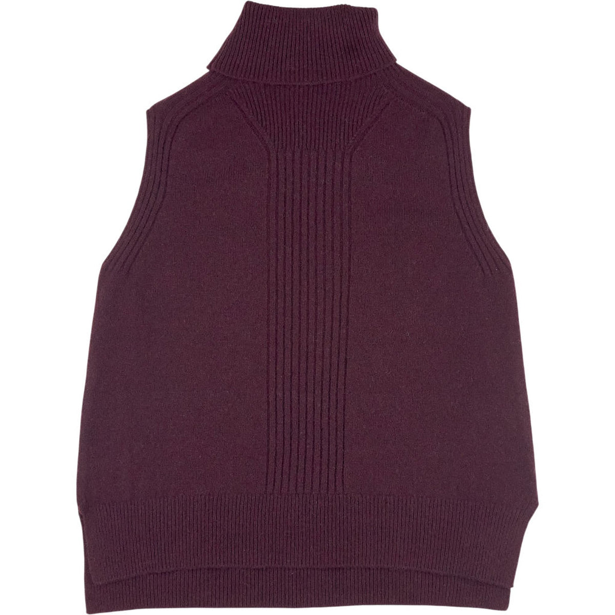 Beaufort & Blake Burgundy Sleeveless Knit Top