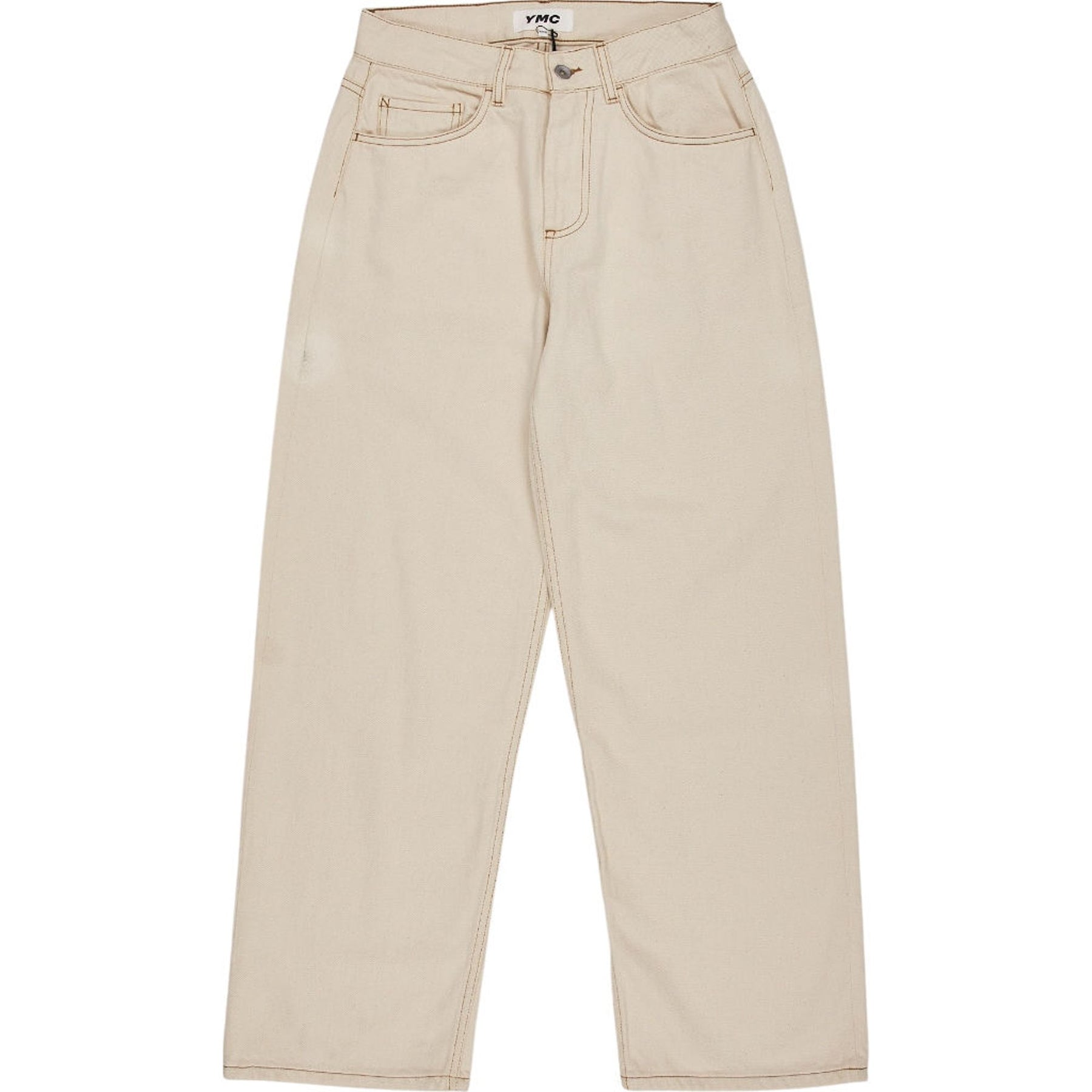 YMC Ecru Silver Selvedge Jeans XXS
