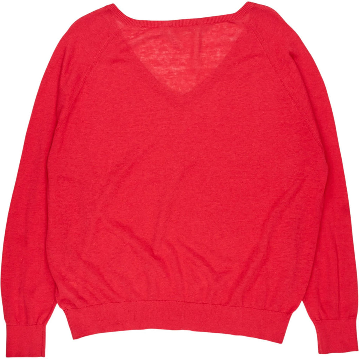 Hush Red V-Neck Sweater