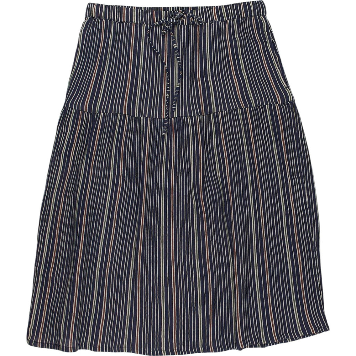 WYSE Effie Multi Stripe Midi Skirt