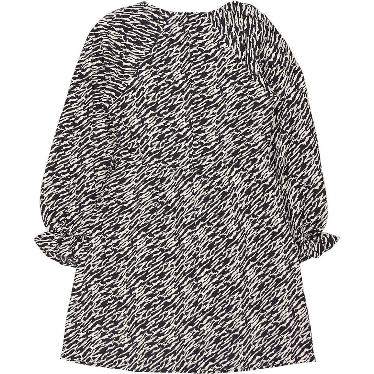 Jovonna Black and White Patterned Dress