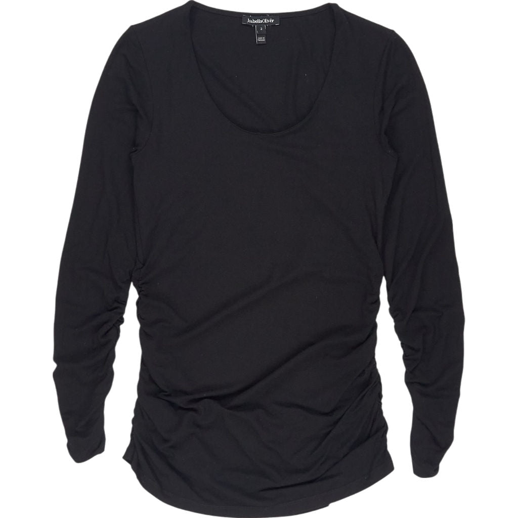 Isabella Oliver Black Long Sleeve Top