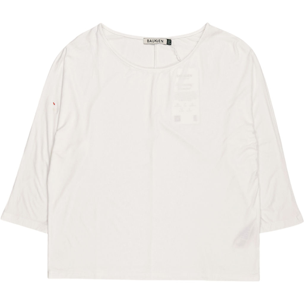 Baukjen White Spenser Relaxed Boat Neck Top