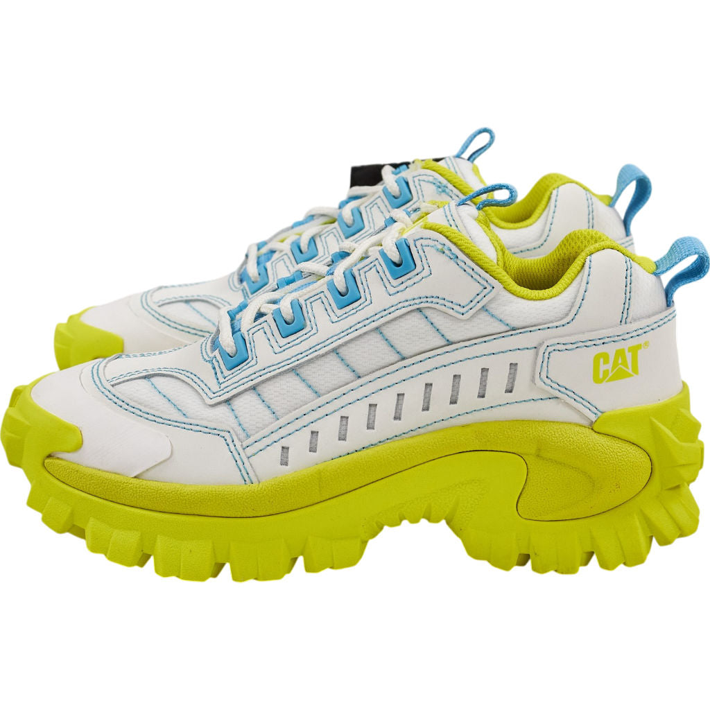 CAT White Blue Trainers