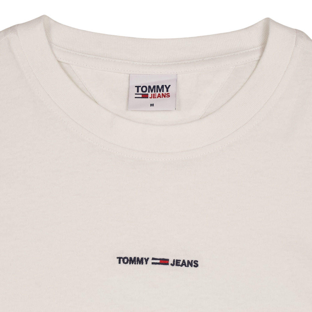 Tommy Jeans White T-Shirt Size