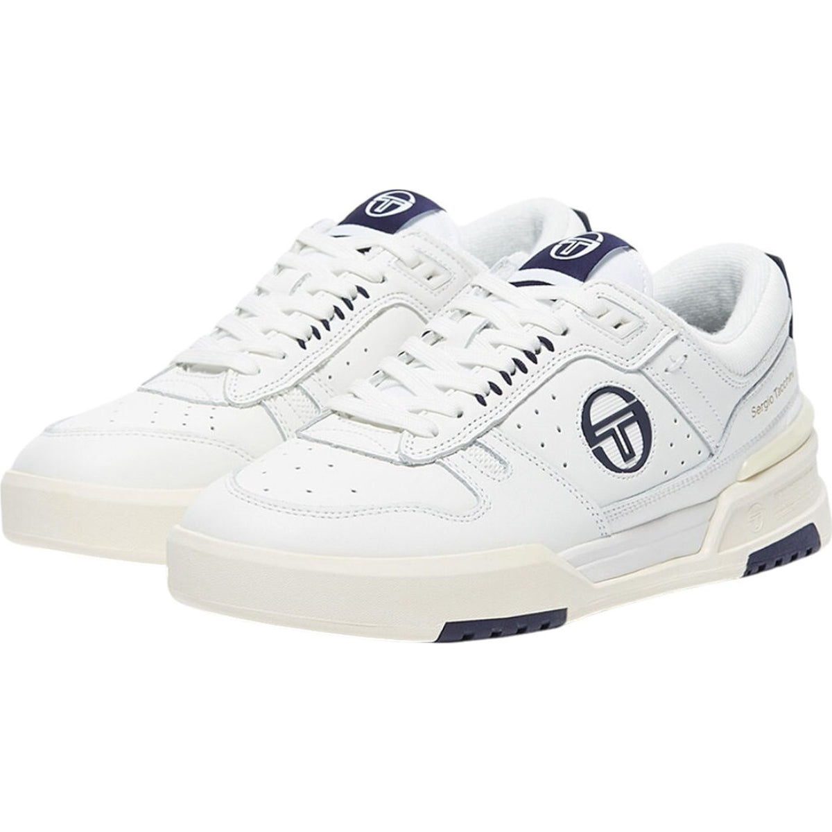 Sergio Tacchini White Leather Trainers EU 42