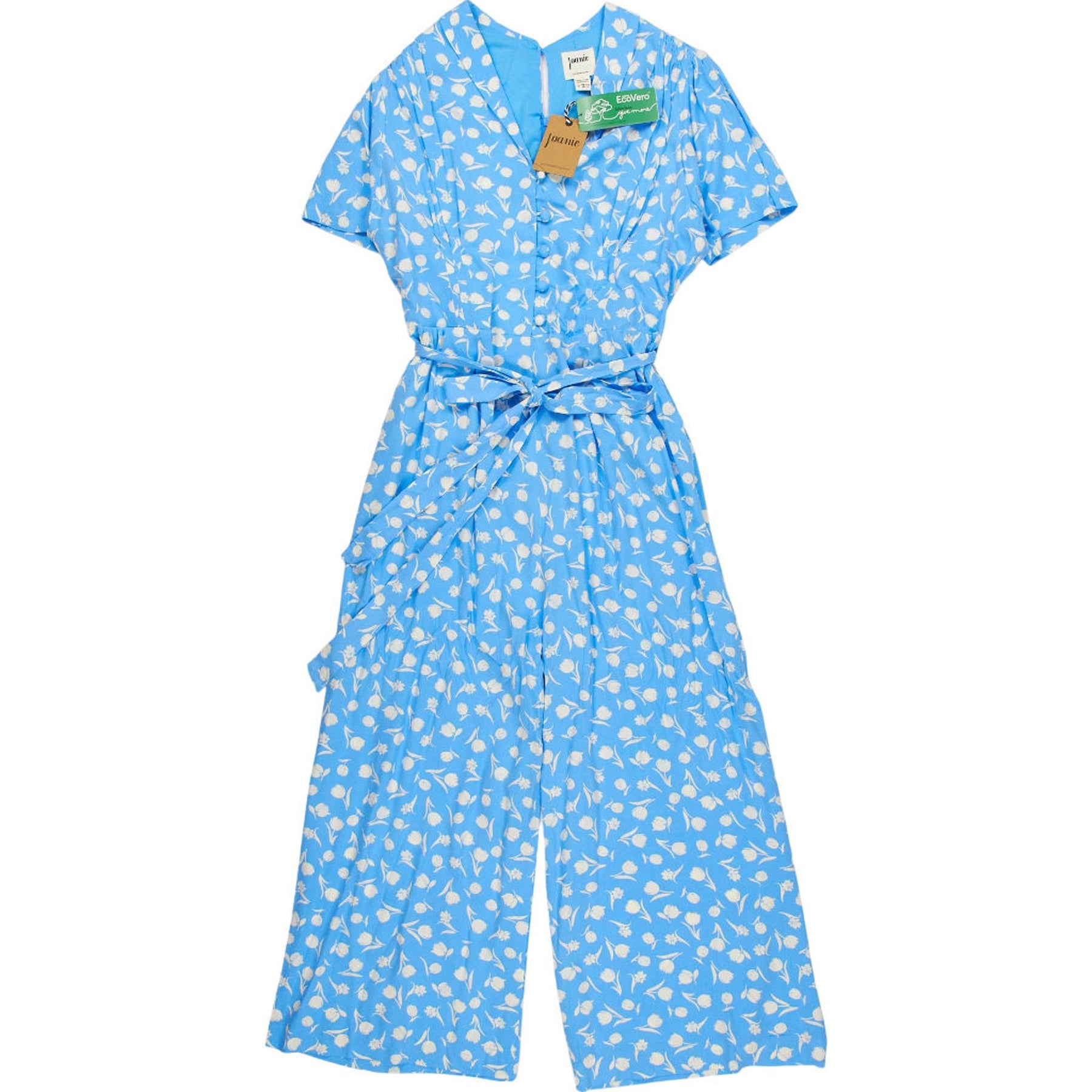 Joanie Dani Tulips Blue Jumpsuit