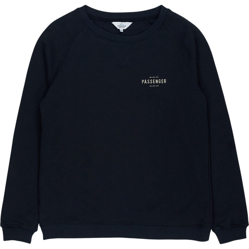 Passenger Black Crew Neck Sweatshirt
