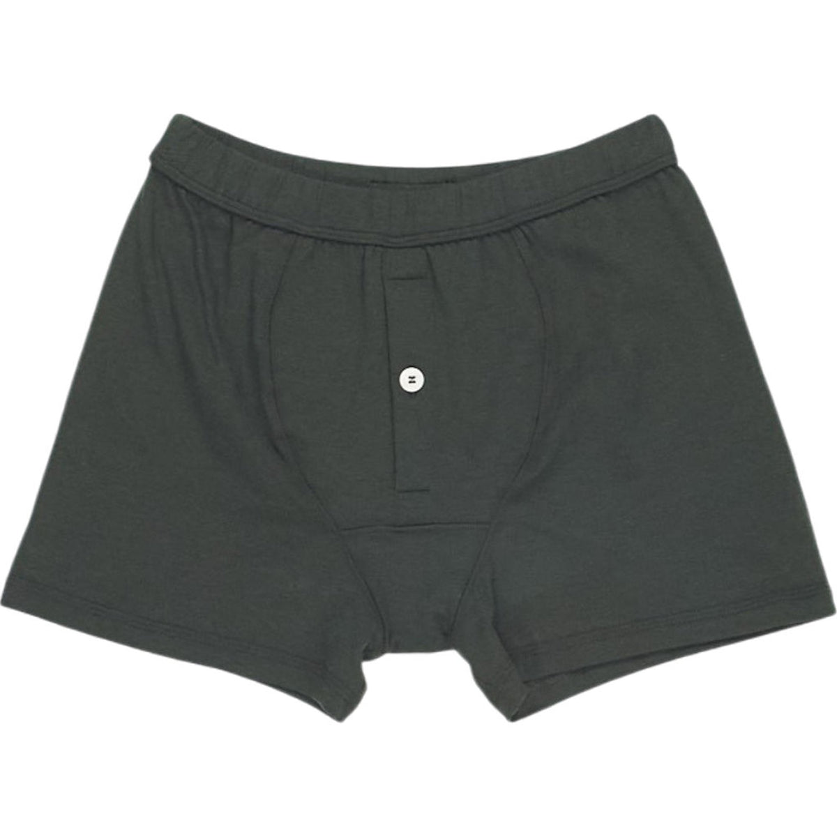 Hamilton + Hare Green Button Boxer Shorts