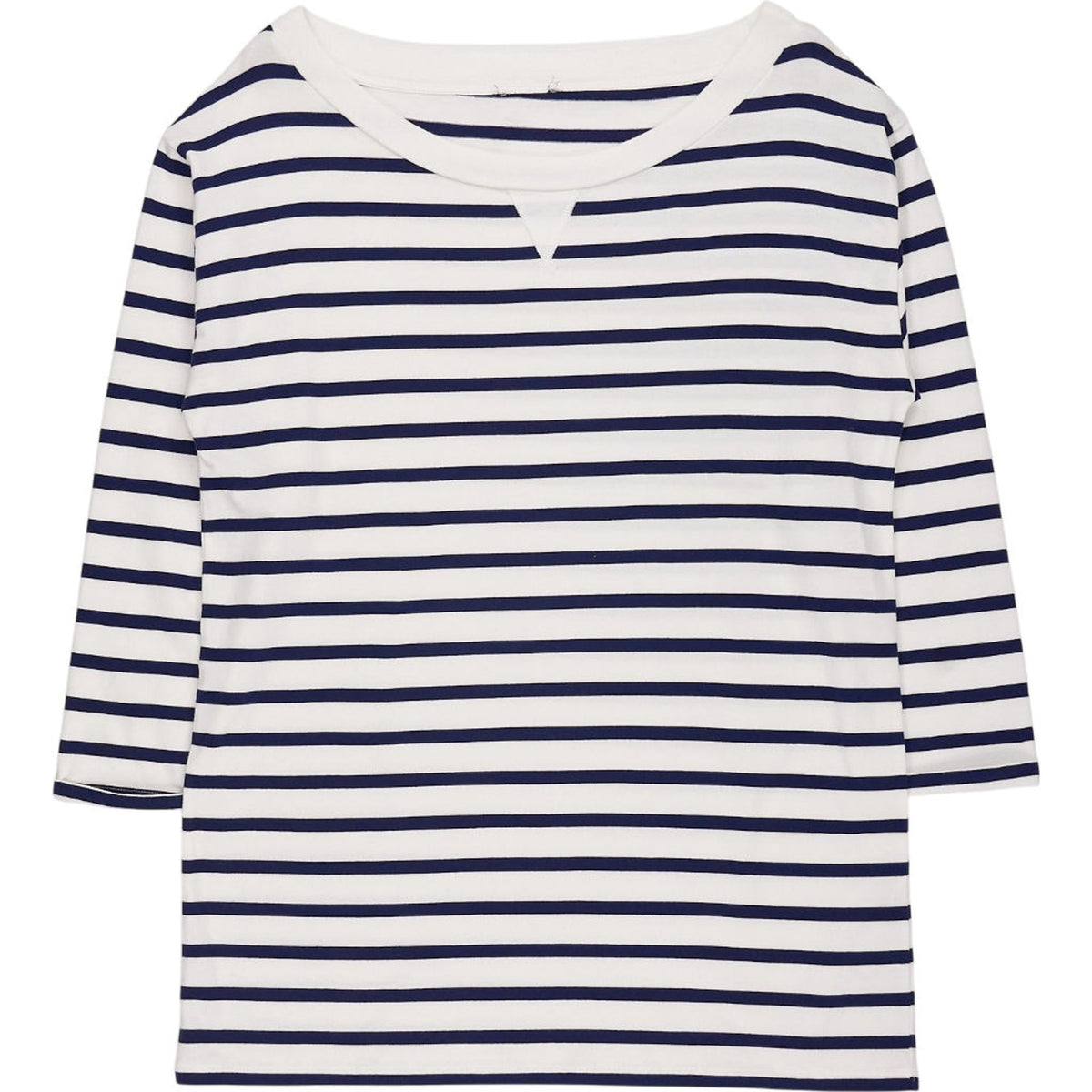 Baukjen Navy Stripe Dress Organic Cotton