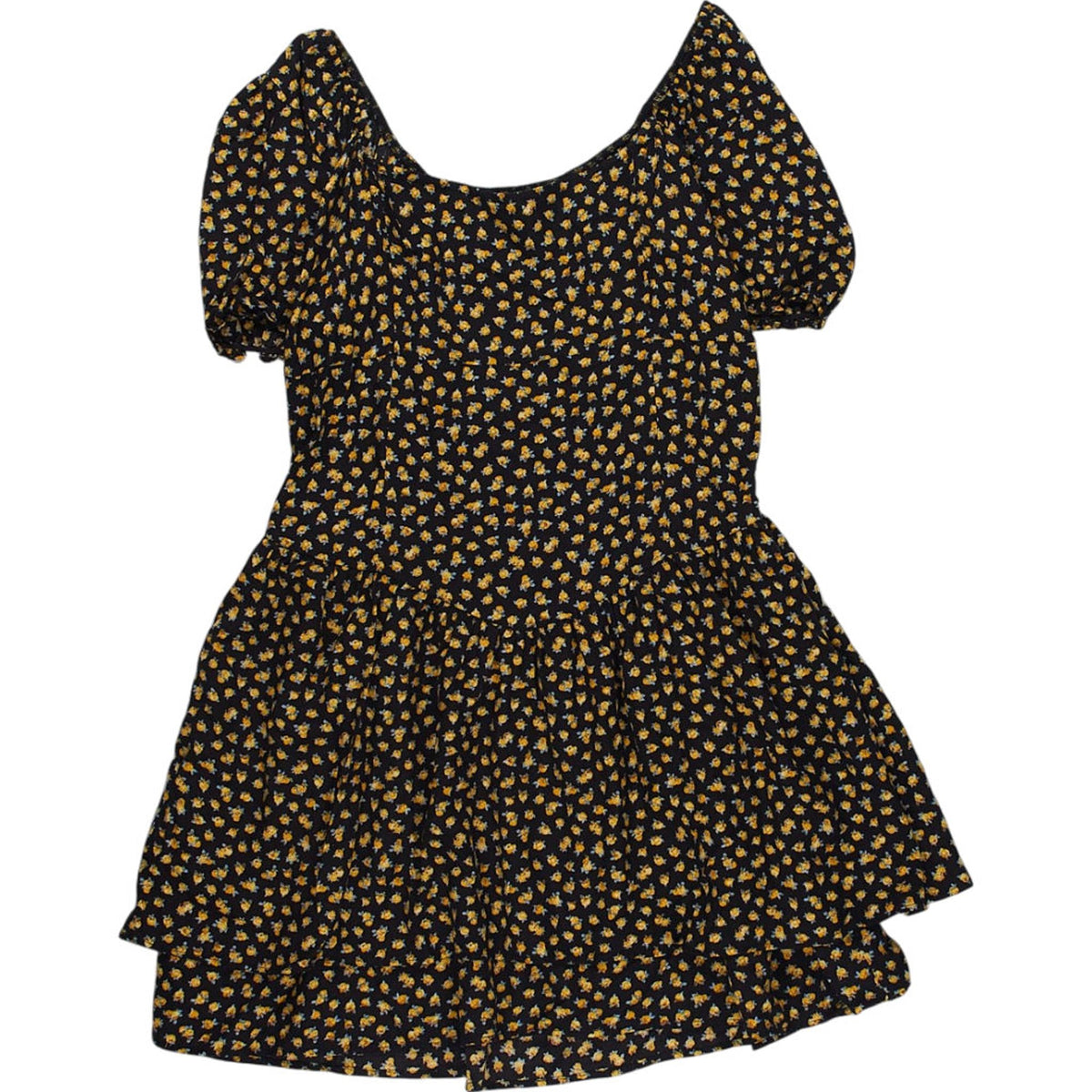 Motel Bronze Ditsy Floral Lilibeth Dress