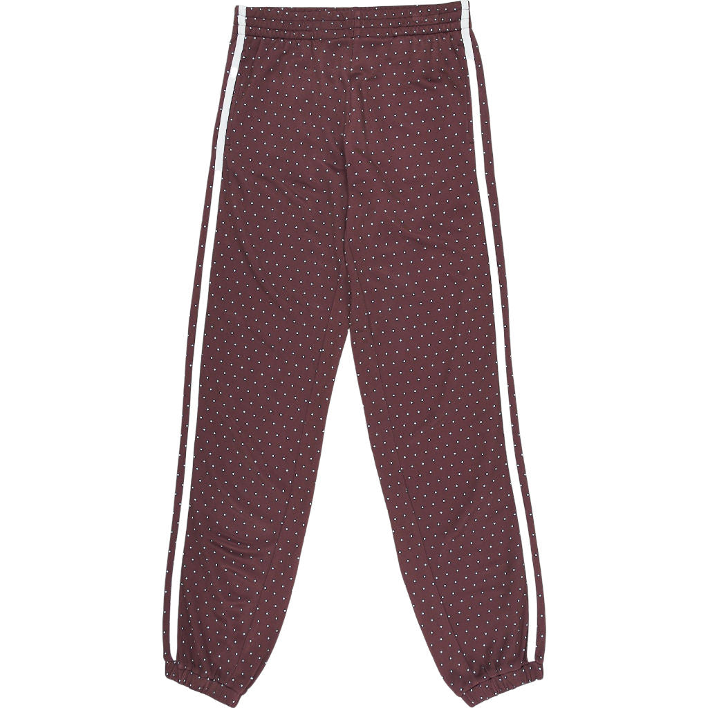 The Upside Burgundy Polka Dot Joggers