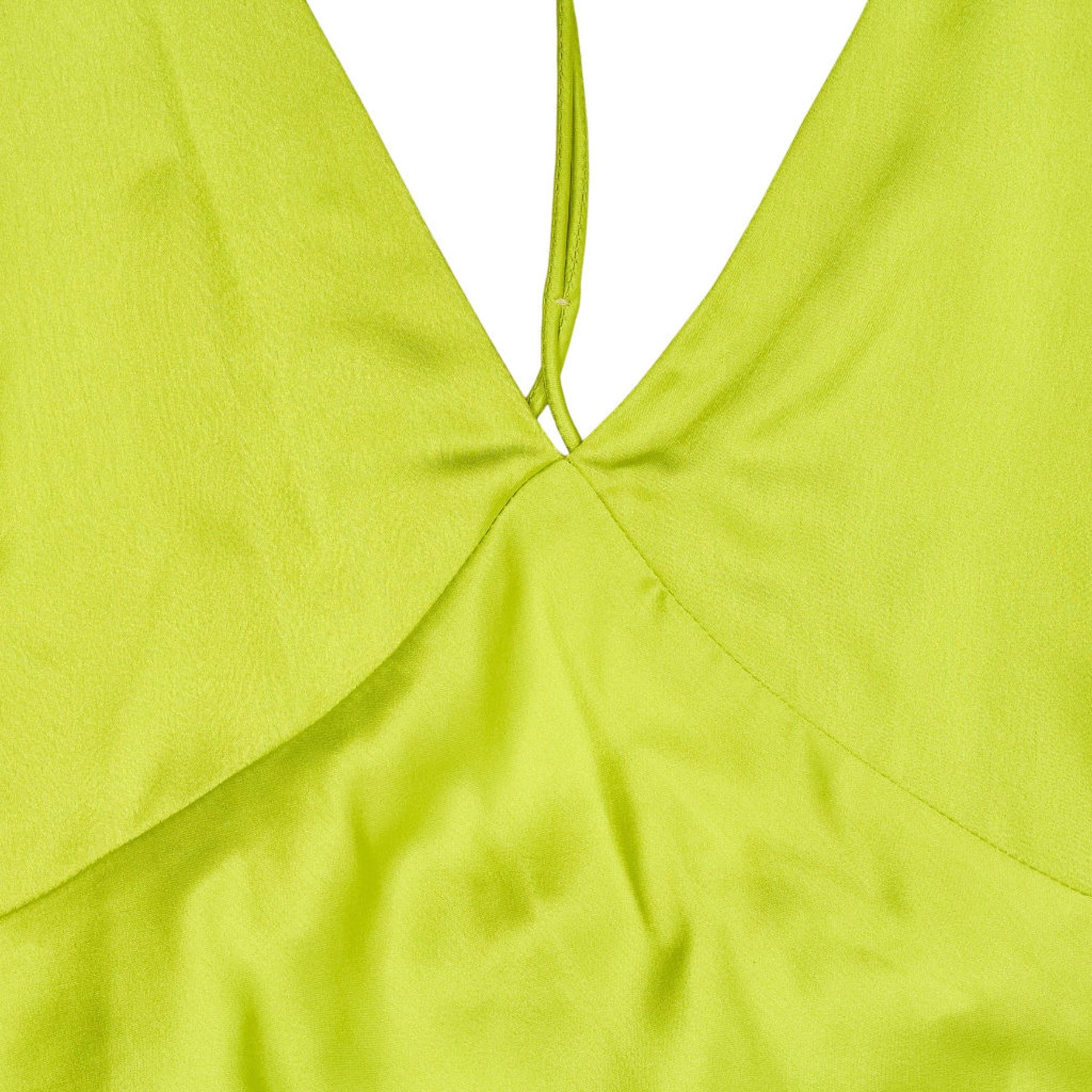 OMNES Lime Strappy Dress