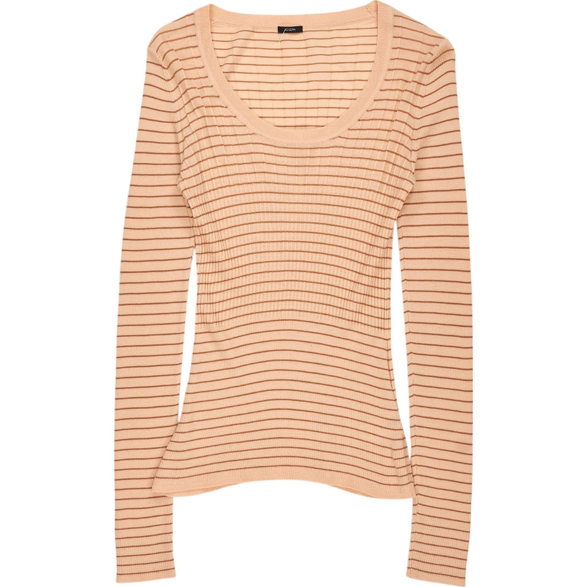 Joseph Peach Stripe Knit Top