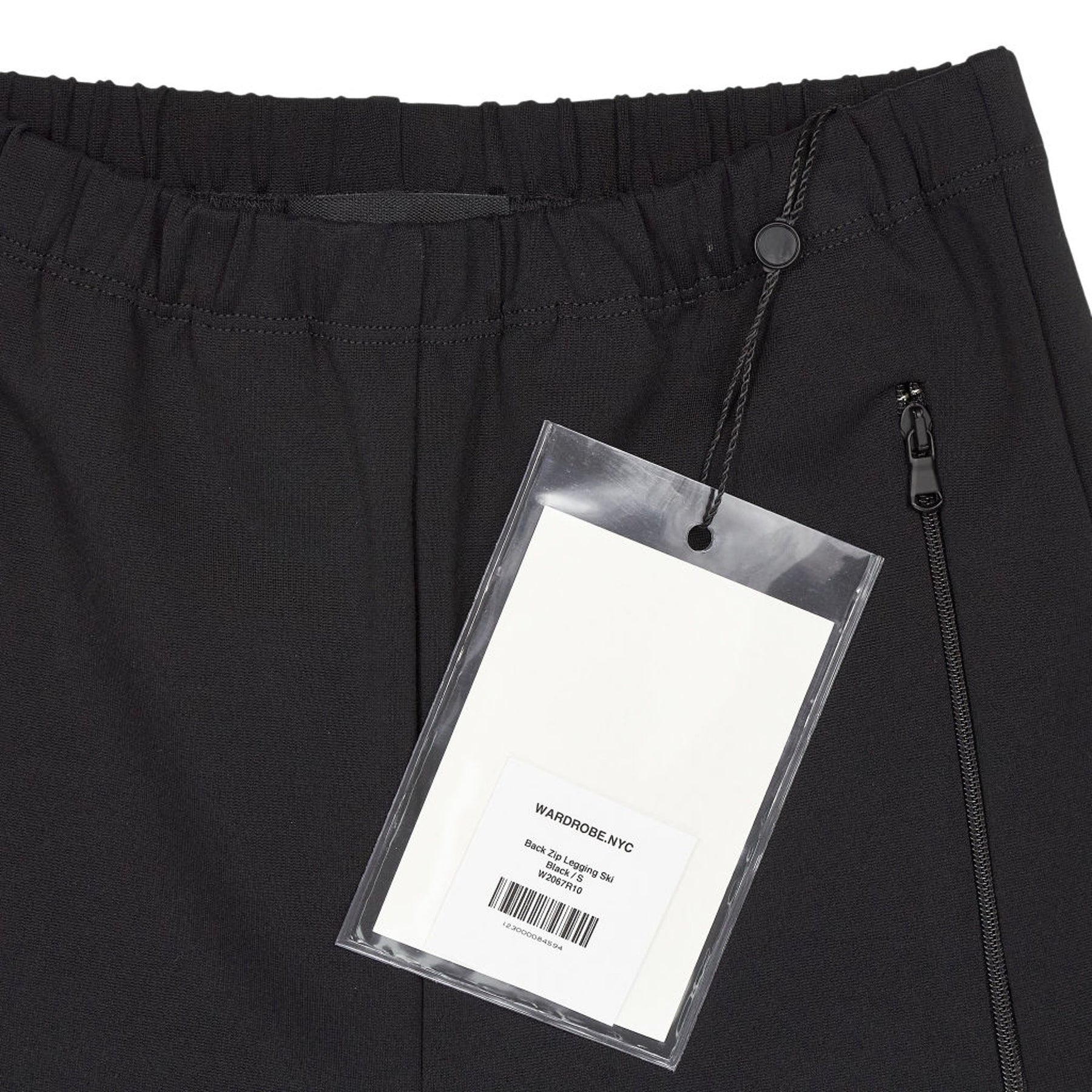 Wardrobe.NYC Black Back Zip Legging