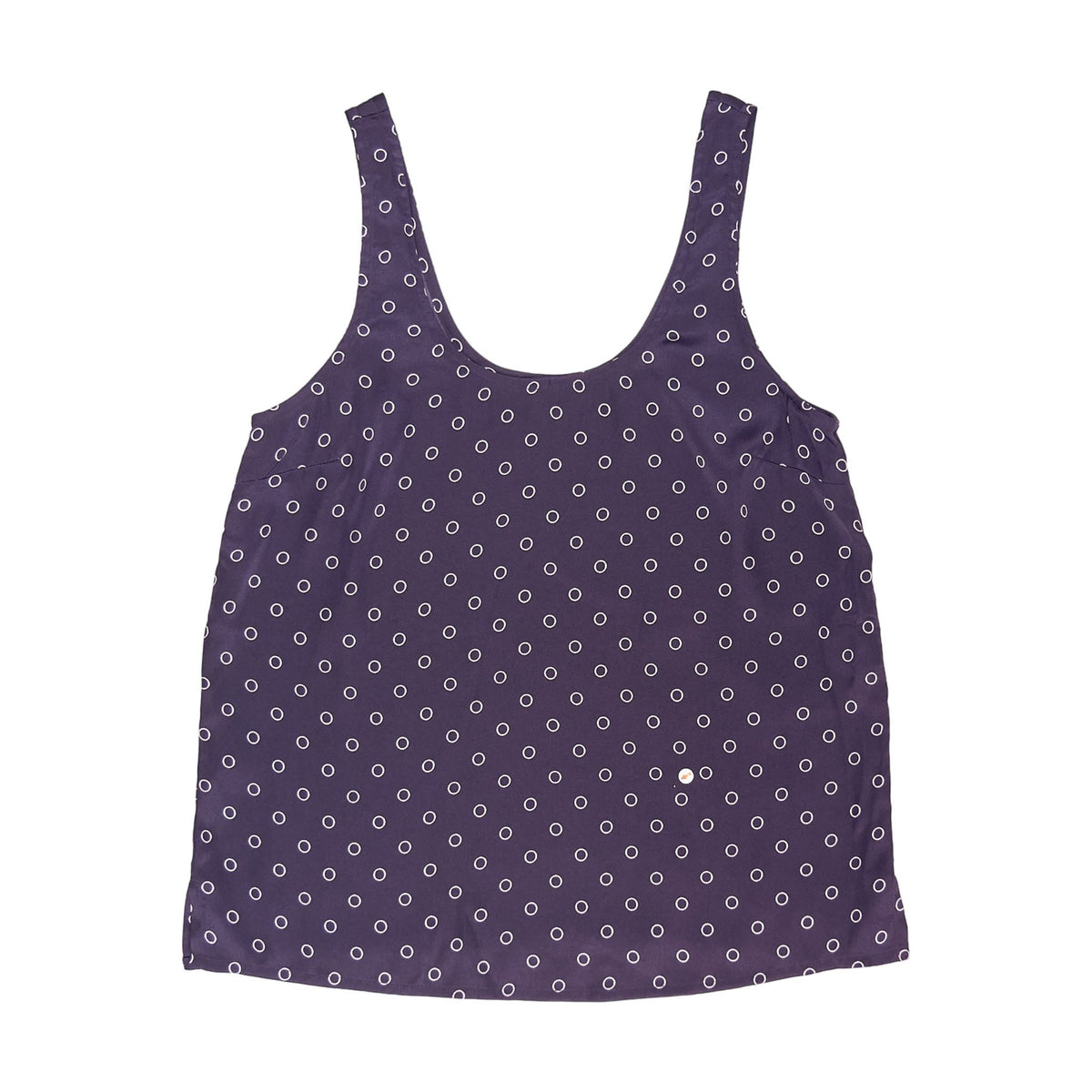 OMNES Purple Polka Dot Tank Top