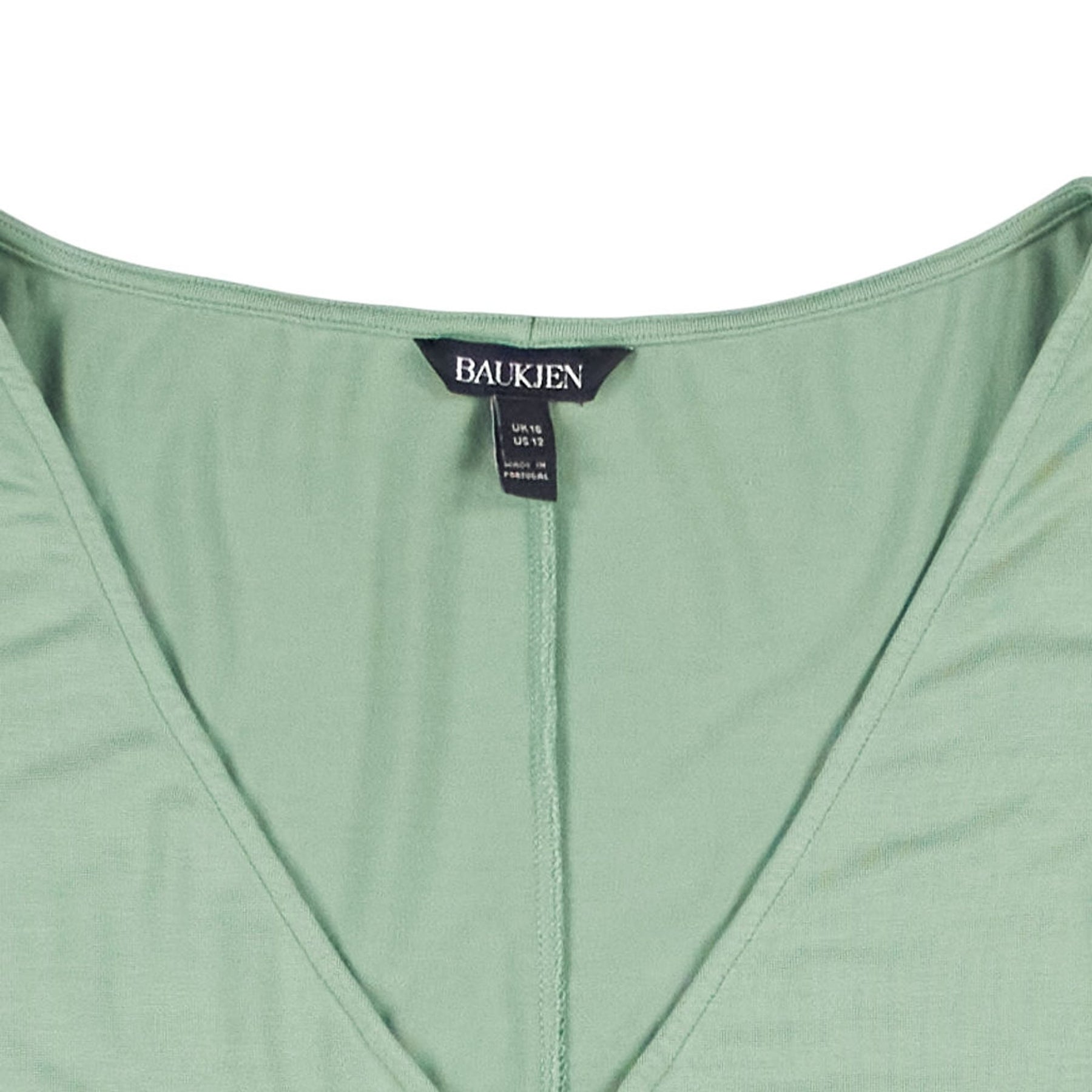 Baukjen Green V-Neck Top