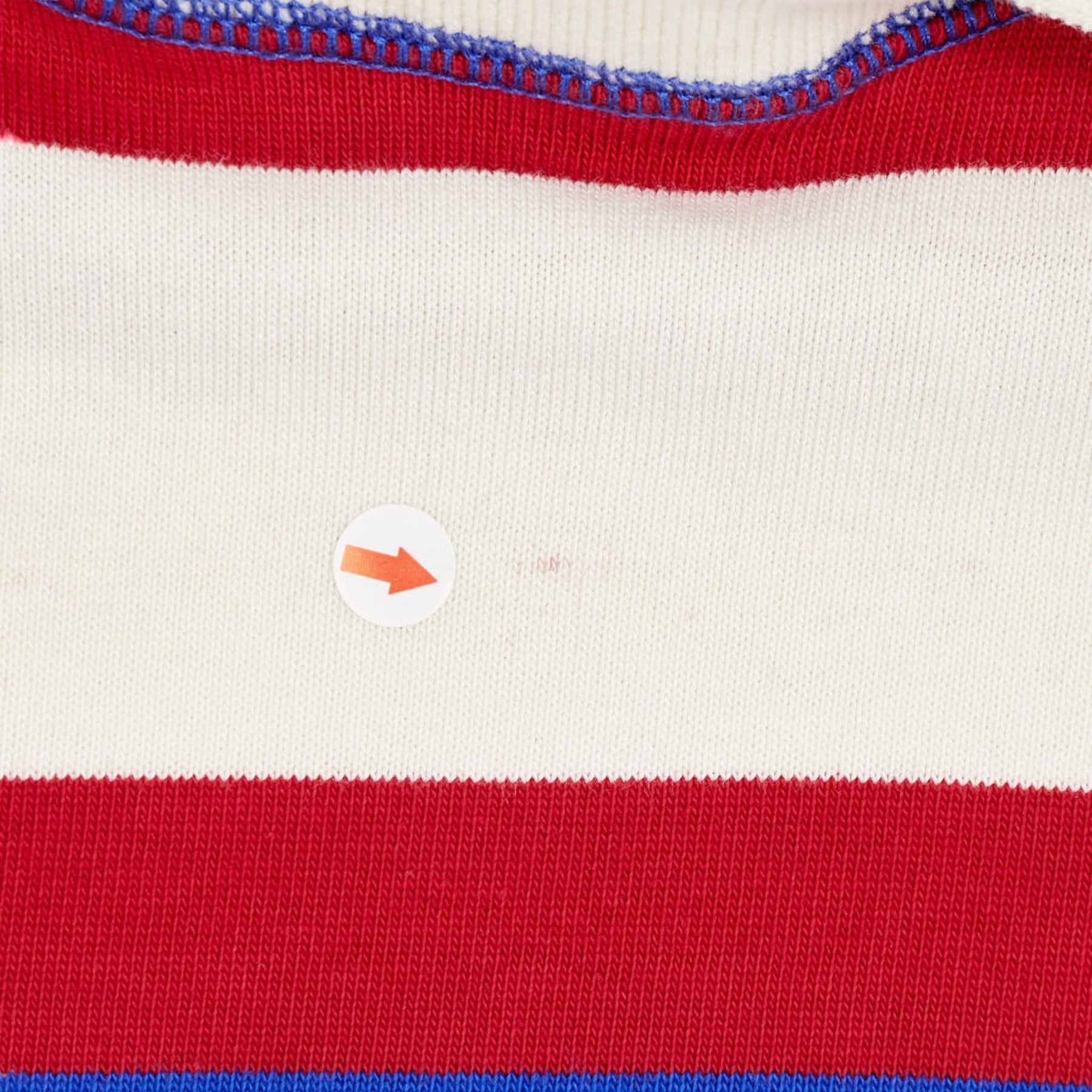 Drake's Red Blue Rugby Top