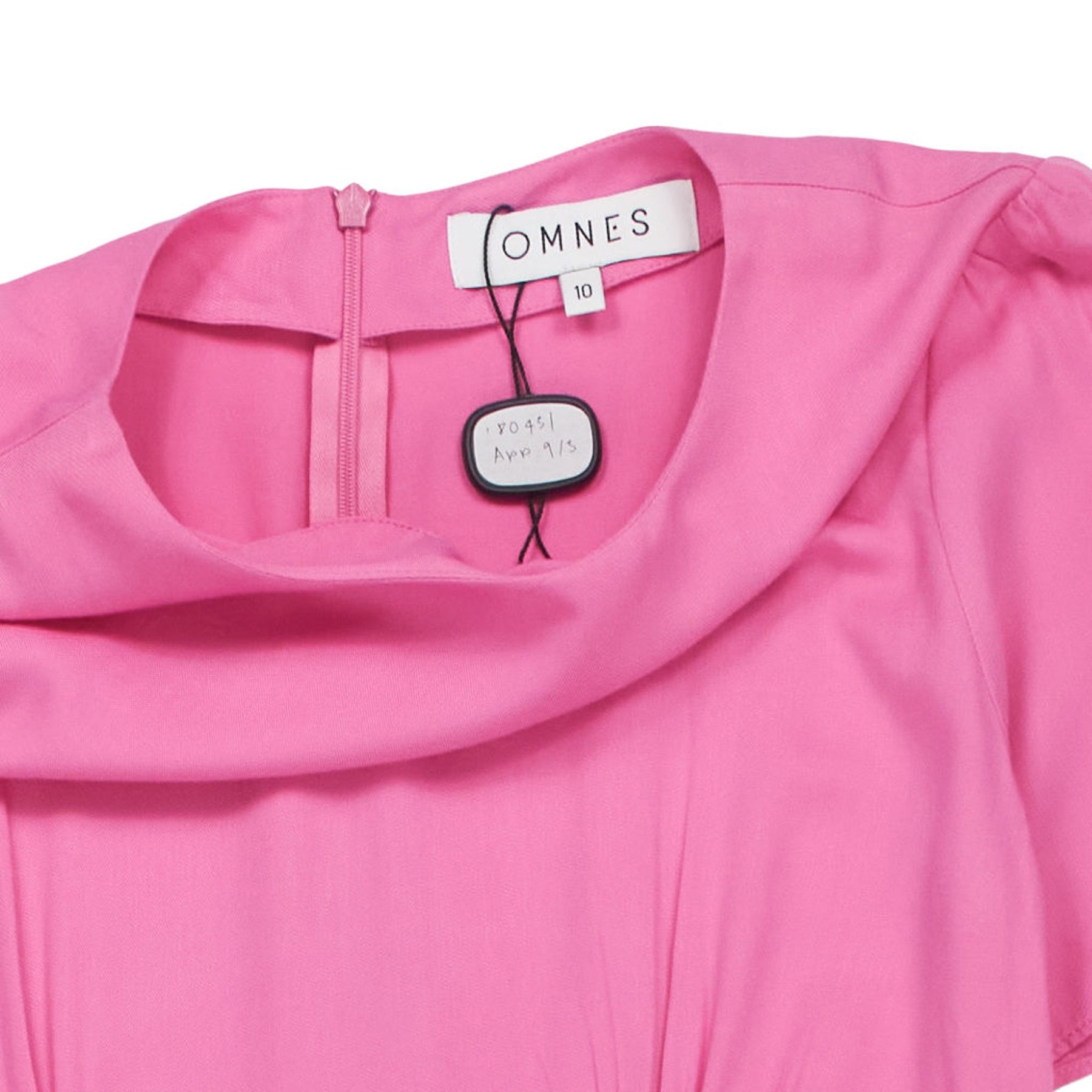 OMNES Pink Midi Dress