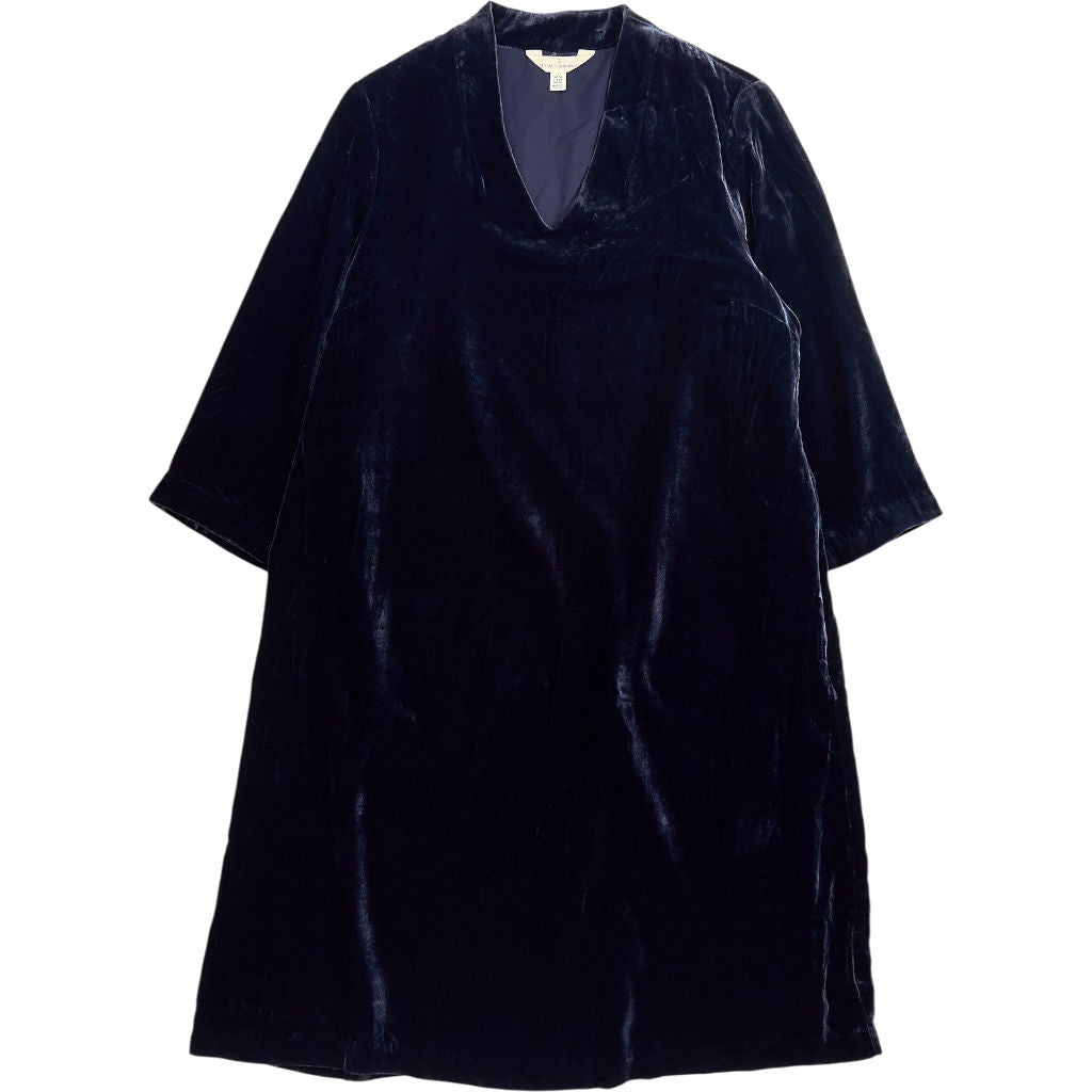 Seasalt Cornwall Navy Velvet Dress