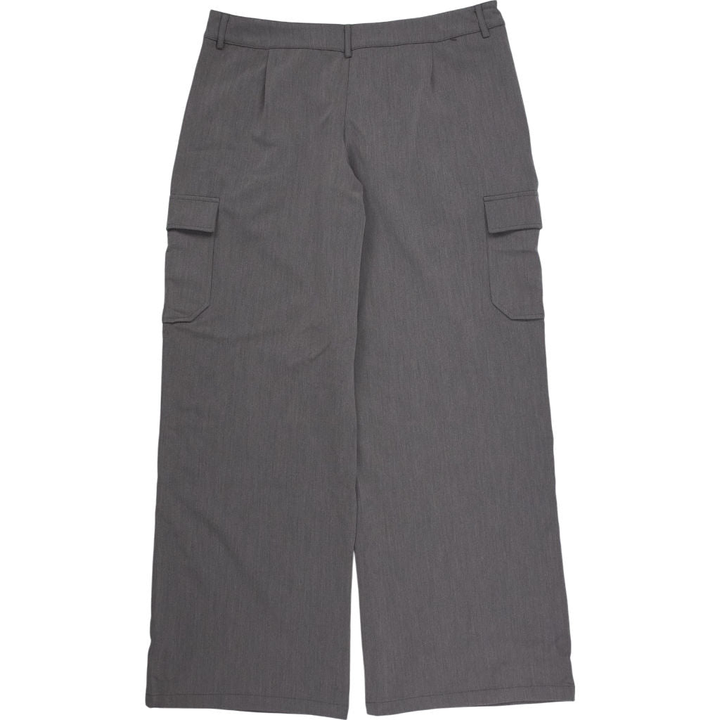 Motel Charcoal Low Rise Abba Cargo Trousers