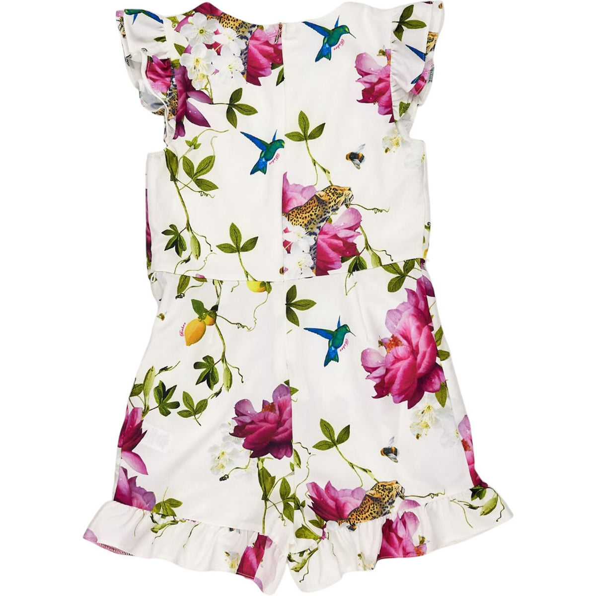 Ted Baker White Floral Playsuit