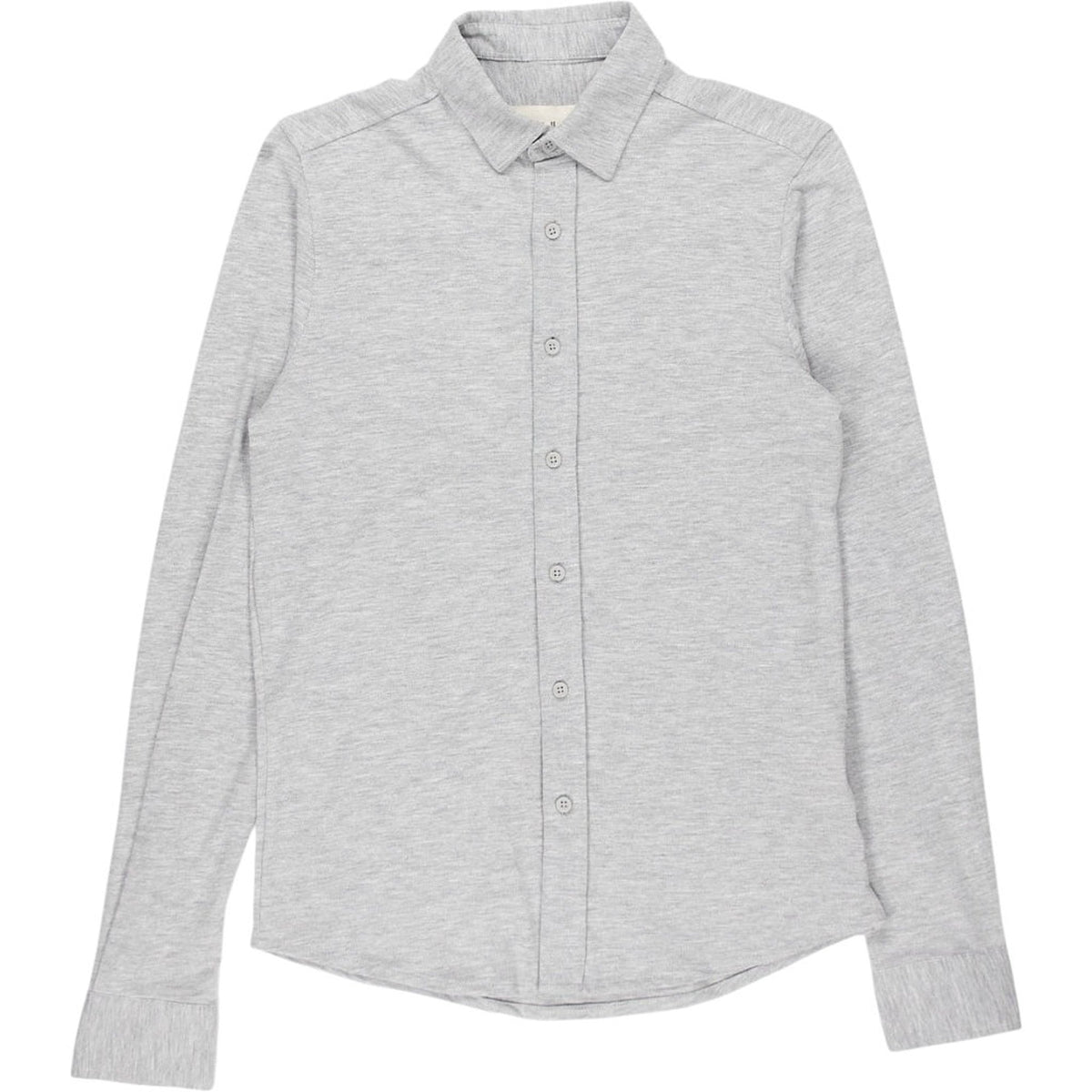 Folk Grey Melange Chester Shirt
