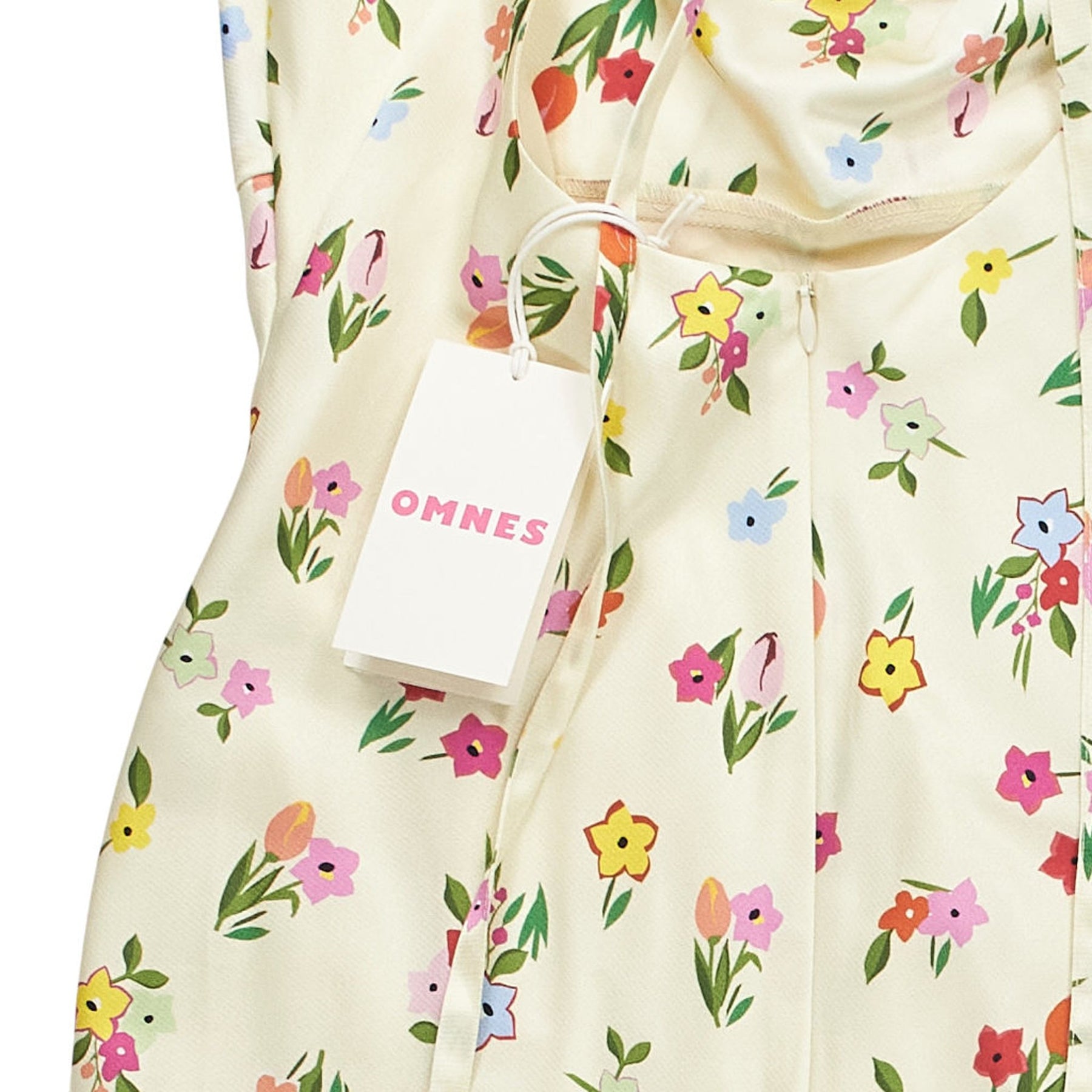 OMNES Yellow Floral Belle Dress