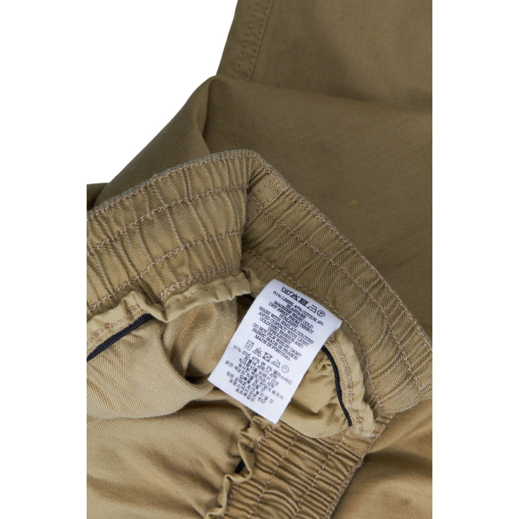 YMC Khaki Elastic Waist Trousers