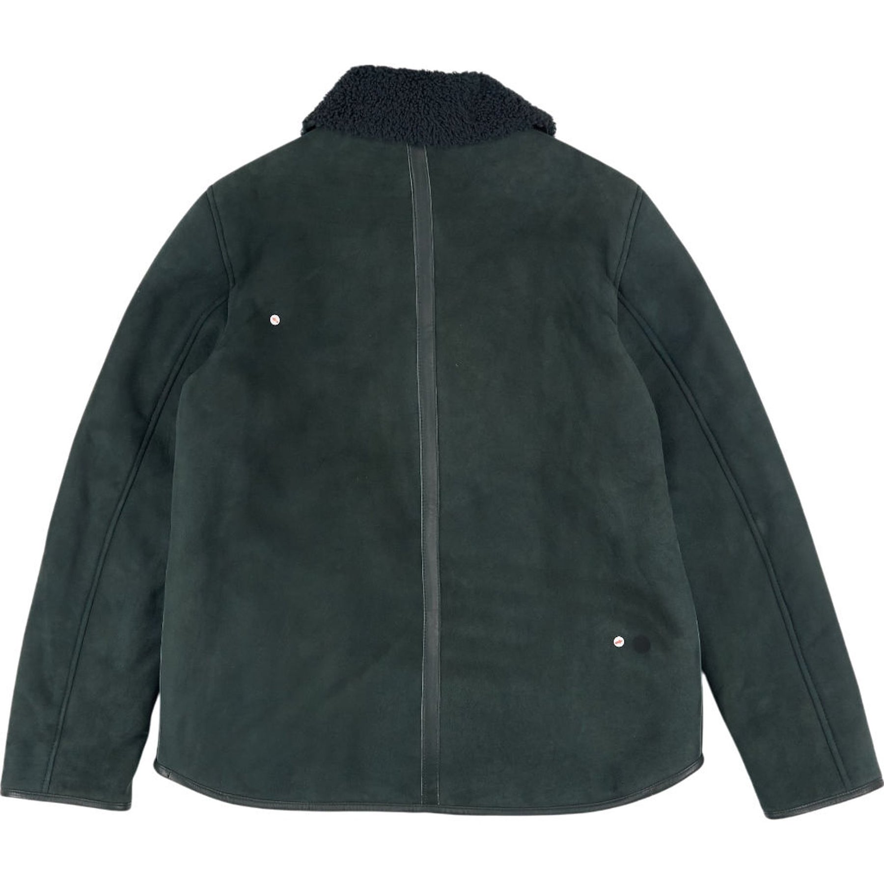 YMC Green Shearling Collar Jacket